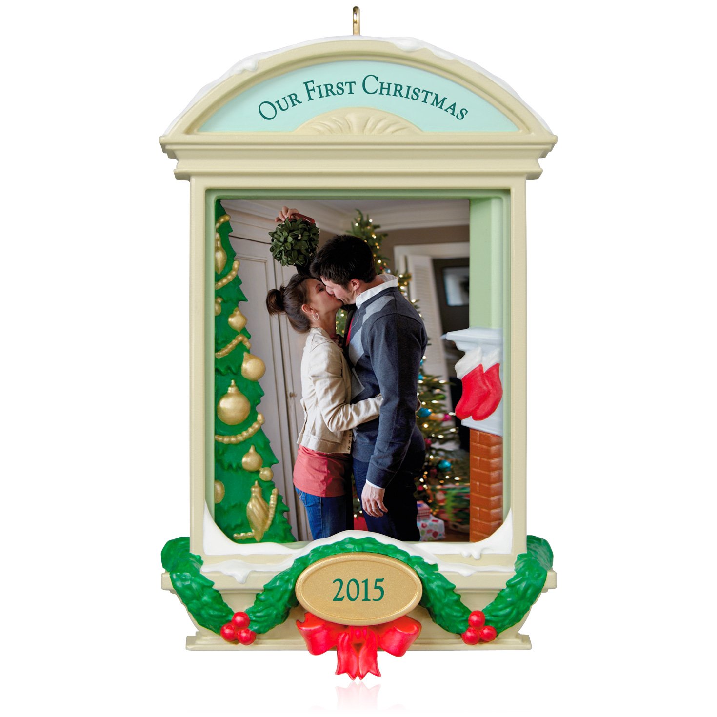 Hallmark Keepsake Ornament: Our First Christmas Together Photo Frame-Holder by Hallmark Cards