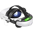 KKCOBVR Q2 Elite Head Strap with 6800 Mh Battery Pack Compatible with Meta/Quest 2, Reduce Pressure Enhanced Support and Comfort in Quest2, Extend 3.5-4H Using Time