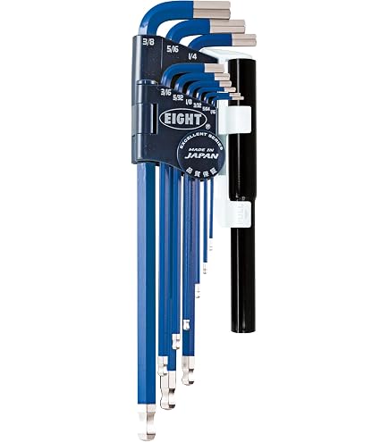 EIGHT WHH-6TLH Ball Point Hex Wrench with Auxiliary Handle, 0.2