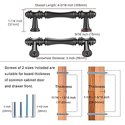 KOOFIZO Classical Vintage Cabinet Pull - Antique