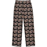 XDKDZIS Black White Checkered 67 Pajama Pants Soft Lounge Sleepwear PJ Bottoms with Elastic Waist Ages 6–14 Years