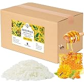 Beeswax pellets 40LB, VEGISHINE Pure and Natural White Beeswax for Candle Making, DIY Skin Care, Lip Balm, Polishing, Lotion, Soap, Candle Making Supplies
