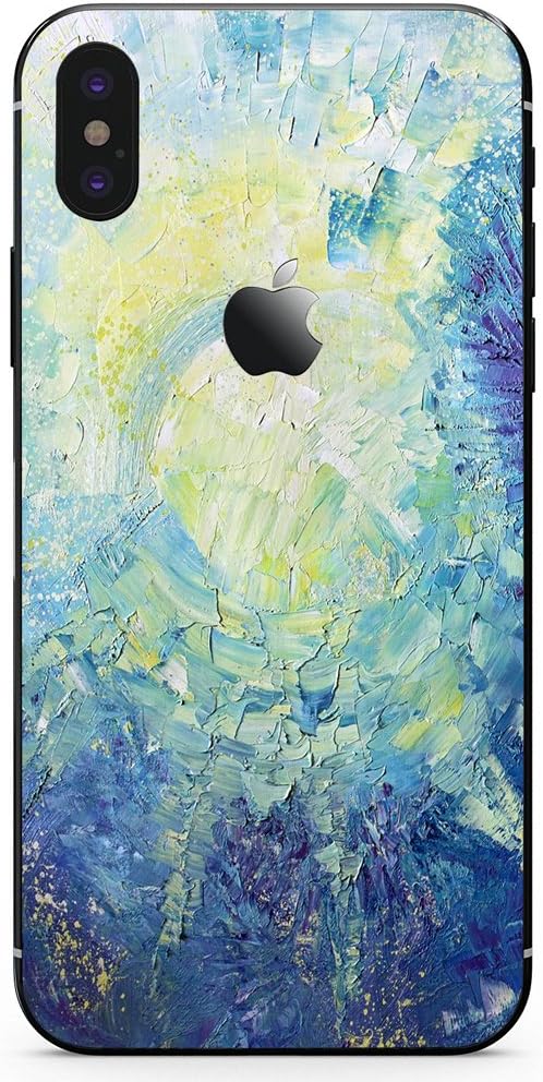 DowBier iPhone Bottom Decal Vinyl Skin Sticker Cover Anti-Scratch Decal for Apple iPhone (iPhone 7 Plus, Blue Sky)