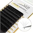 LASHVIEW 0.07 Thickness C Curl 8-15mm Mixed Tray Volume Faux Eyelash Extensions Silk Individual Lash Extensions Pure Korean Silk lashes Soft Application for Professional Salon Use