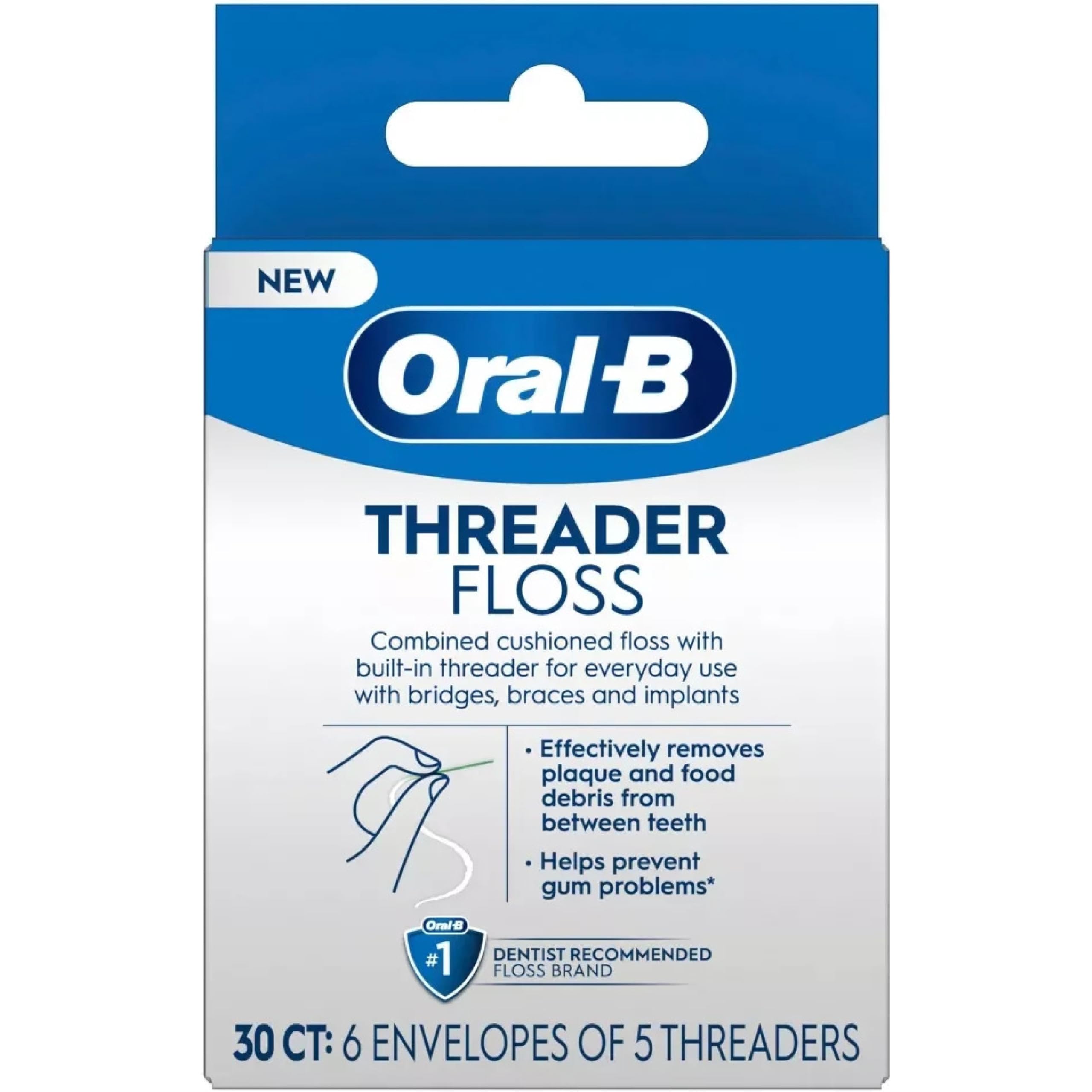 Photo 1 of Oral-B Glide Threader Floss (Pack of 4)