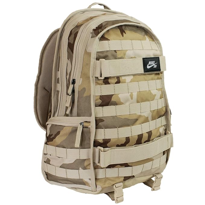 nike camo backpack mens