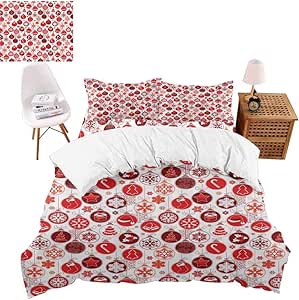 vroselv-home - Juego de Ropa de Cama para niños, Bolas Redondas, 4