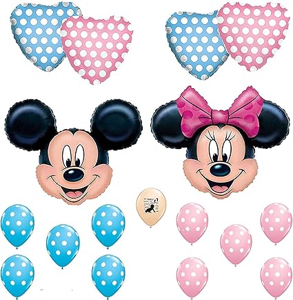 Amazon Com Combined Brands Mickey And Minnie Mouse Gender Reveal