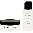Le Mieux Skin Clarifying Pad - Salicylic Acid Facial Pads with Algae & Witch Hazel, Face Exfoliant Pads for Visible Clogged Pores, Blemishes & Breakouts, Exfoliating Skin Solution (2 oz / 30 pads)