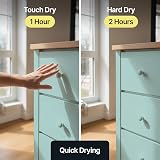 Hemway Chalk Paint Soft Blue Smoke 1L Matt Finish Chalk Furniture Paint view 7
