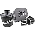 Ramair Filters SR-225-BK-ECU Performance Induction Kit with ECU Relocation Bracket and Silicone Hoses, Black