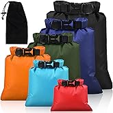 6Pack Waterproof Dry Bags,lightweight outdoor dry bags,Multi-color Waterproof Storage Bags for Outdoor Hiking Climbing Camping Rafting Fishing Travel