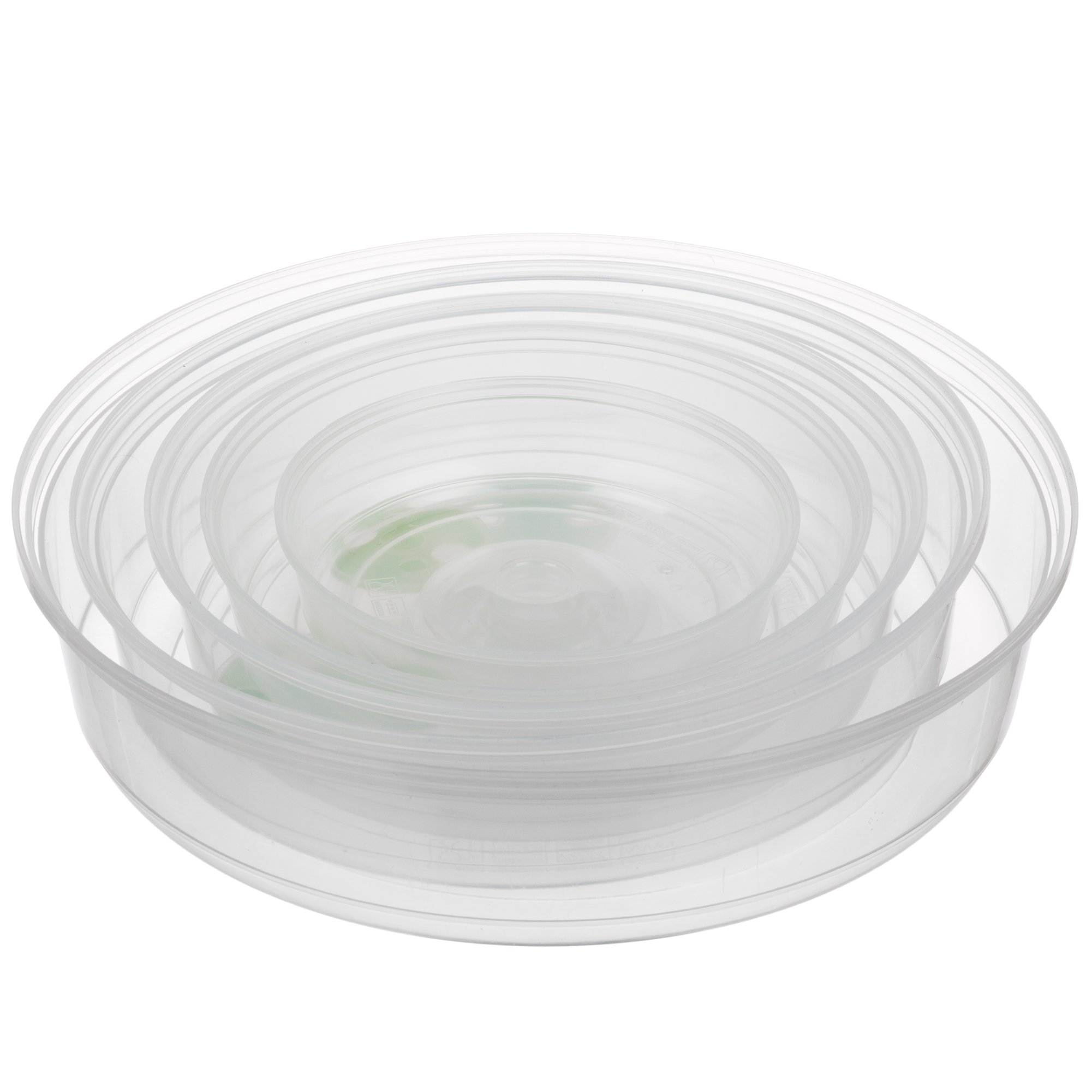 Set of 5 Microwave Plate Covers with Adjustable Steam Vents; Microwave Splatter Covers