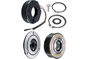 AC Compressor Clutch Kit Compatible With Tacoma 2.4L 2.7L 3.5L 2016 2017 2018 2019 2020 Model, with Plate Pulley Bearing