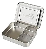 LunchBots Large Trio Stainless Steel Lunch