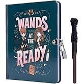 Harry Potter: Wands at the Ready Lock & Key Diary