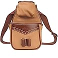 TOURBON Canvas Leather Sporting Clays Shell Pouch Trap