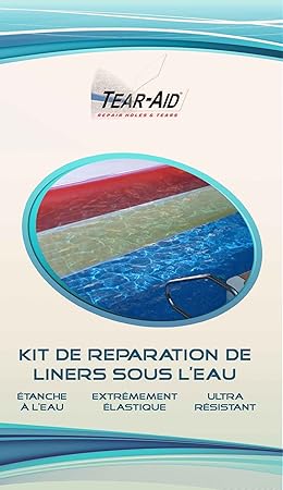 Kit De Réparation Instantanée Et Sans Colle De Liners De Piscine Et