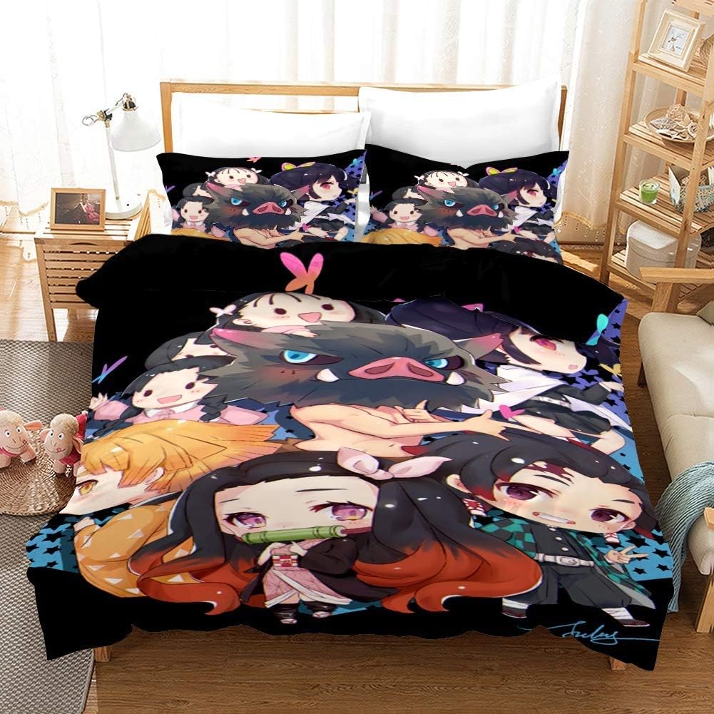 Demon Slayer: Escuadrón Protagonista de cuatro juegos de cama, juegos