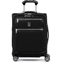 Travelpro Platinum Elite Softside Expandable Spinner Wheel Luggage, Shadow Black, Carry-On 19-Inch
