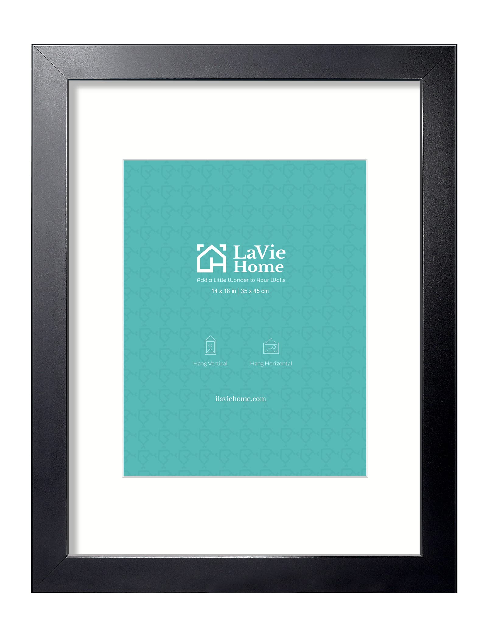 LaVie Home 14x18 Picture Frame Black Poster