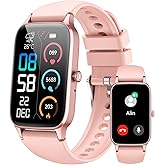 Smart Watch for Women, 1.57" Smartwatch (Answer/Make Call), 2025 NEW Fitness Tracker with 110+ Sport Modes, Heart Rate/Sleep Monitor, IP68 Waterproof, Pedometer, Fitness Watch for Android iOS Pink
