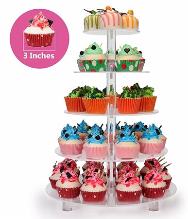 Napravi Rs Presentoir A Gateaux Biscuit Fruit 3 Etages En Plastique Plateau Tournante Decoration Et Presentation Pour Gateau De Mariage Anniversaire Merrydate Presentoir A Gateau Blanc Assiettes Et Plats De Service Vaisselle Et Plats