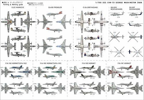 ピットロード 1/700 スカイウェーブシリーズ アメリカ海軍 空母 CVN-73 ジョージ・ワシントン 2008 プラモデル M47