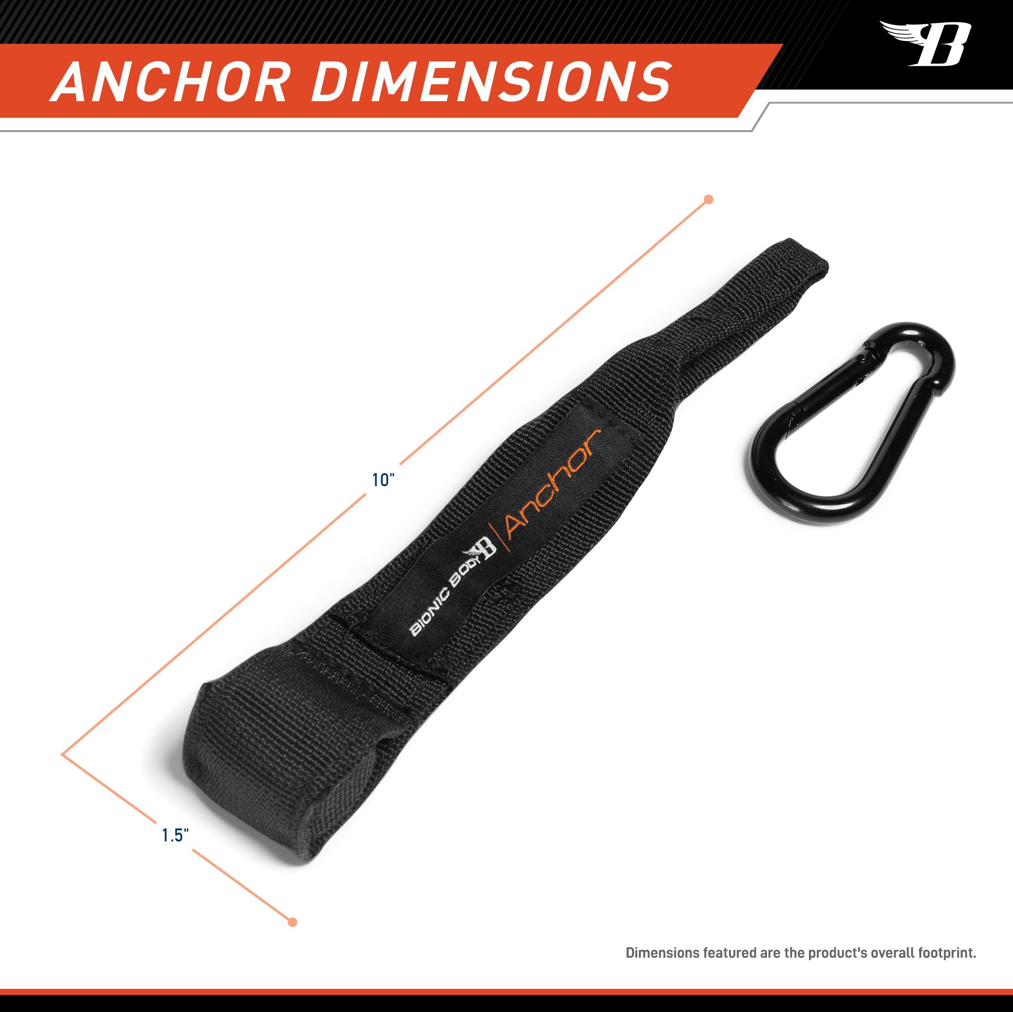 BIONIC BODY 36 Inches Light Weight Resistance Training Straight Bar – Fits All Resistance Bands/Accessories with Carabiners BBEB-020