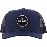 Rip Curl Mens Curve Peak, Structured Trucker Hat, Mesh Snapback Baseball Cap for Men, Adjustable