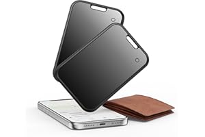 CYBERDOT 2 Pack Wallet Tracker [Apple MFi Certified] Work with Find My(iOS Only)Rechargeable Ultra Thin Tracking Card Waterproof Smart Air Bluetooth Card Tag Key Finder Item Locator for Passports Purse Luggage