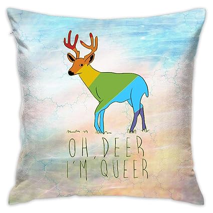 Gay Pride Cotton Linen Home Decorative Throw Pillow Case Cushion
