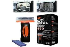 Glass Oil Film Remover for Car, 2026 Automotive Oil Film Remover with Handle Applicator Brush, Car Window Cleaner for Windshi