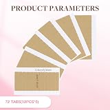 GOO GOO Hair Extension Tape Double Sided Adhesive Replacement Tape 72pcs 1.6x0.3 view 2