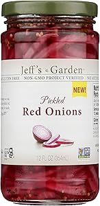 Jeff'S Garden, Onions Red Pickled, 12 Fl Oz