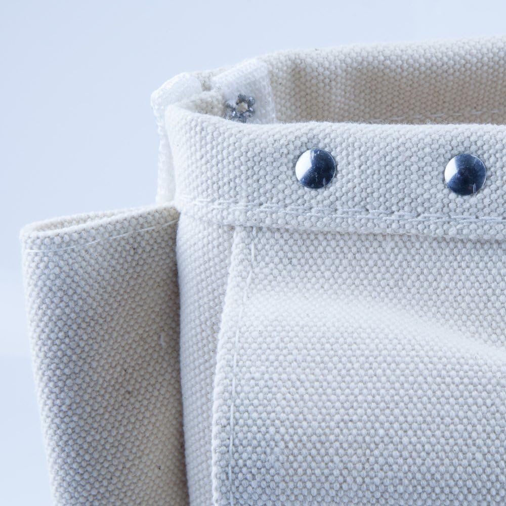 Klein Tools 5416T Tool Bag, Bull-Pin and Bolt Pouch, No. 4 Canvas with Tunnel Connection, 5 x 10 x 9-Inch - - 