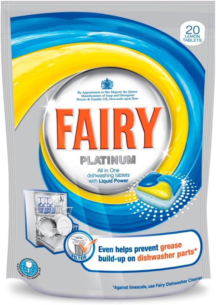 Fairy dishwasher tabs Platinum Lemon (5410076383825)