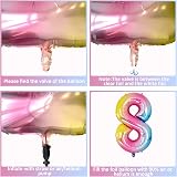 Balloon Dance 40 Inch Rainbow Number 1 Balloon Kit Birthday Party Decor view 4