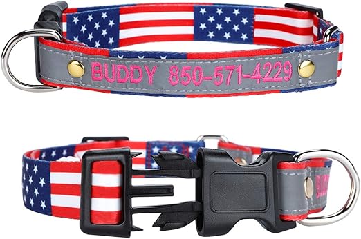 embroidered pet collars
