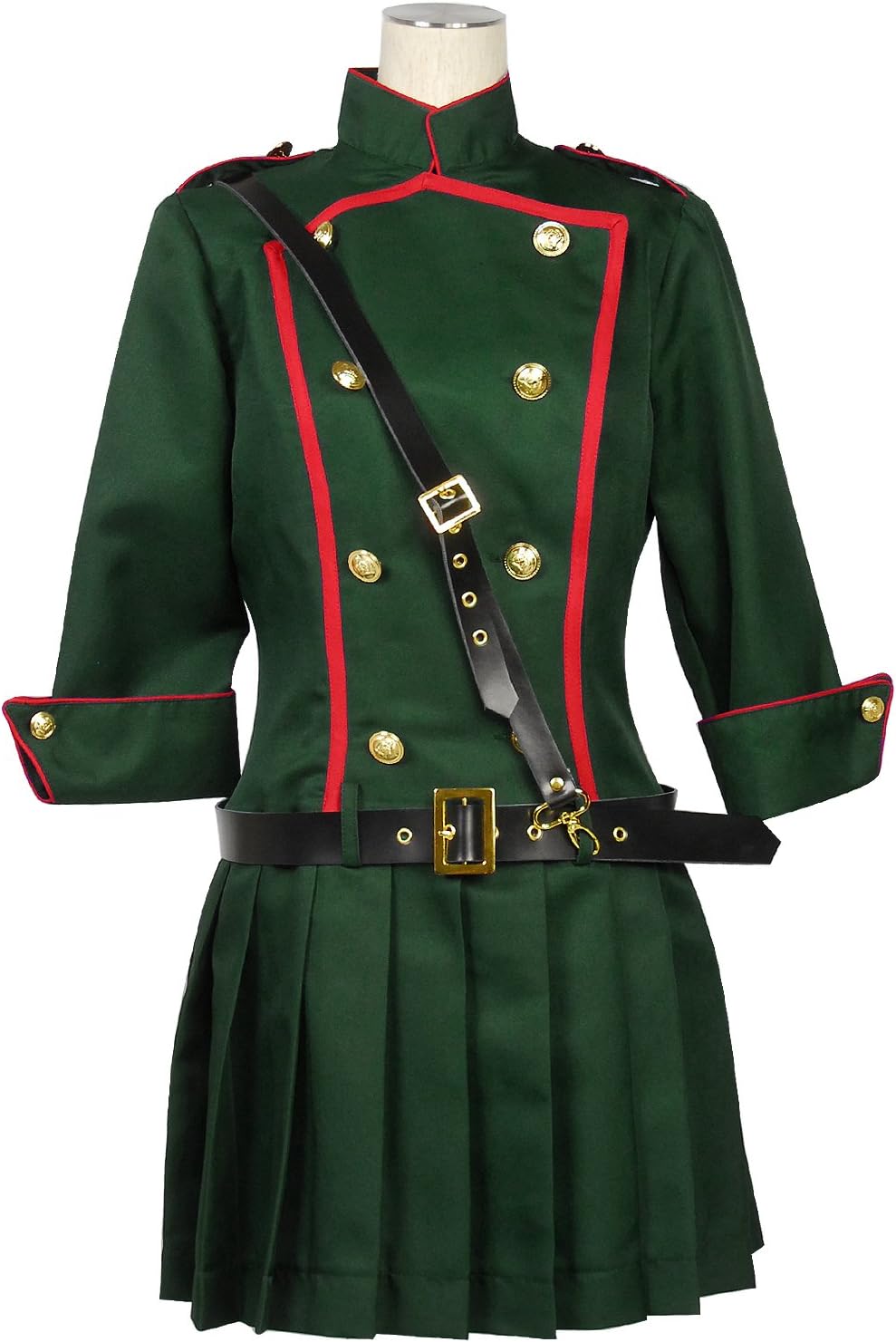 Amazon Co Jp 8mm クールライン 軍服風ミリタリーワンピース レディースサイズ Lサイズ グリーン ホビー