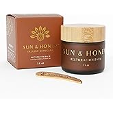 Beef Tallow for Face – Tallow Face Moisturizer with Castor Oil, Luxury 100% Grass-Fed Tallow Balm for Dry & Mature Skin | Cosmetic Grade | Sun & Honey