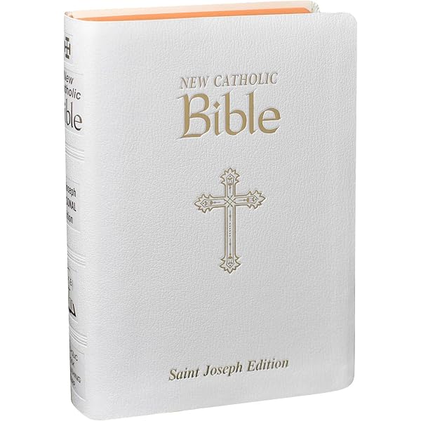 ほぼ新品です　TRADITIONAL BIBLE SHIRO ITOH New Catholic Bible -Medium Print (White) Catholic Book Publishing