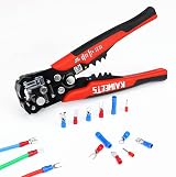 KAIWEETS Wire Stripper Crimper Set 3-in-1 10-24 AWG Auto 261 PCS Terminals view 2