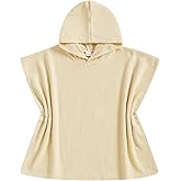 woshilaocai Toddler Swim Coverup Boy Girl Hooded Poncho Kid Baby Swimsuit Cover Up for Beach, Pool, Surf