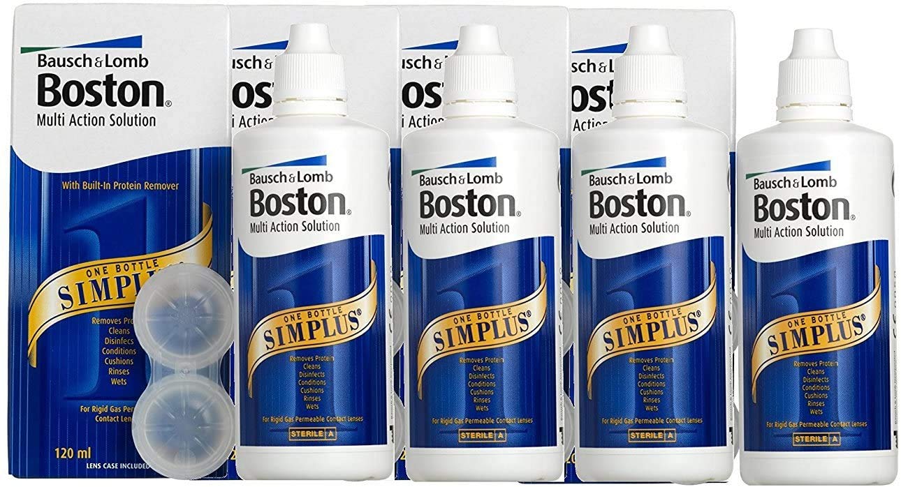 Boston Simplus Multi Action Solution 4 X 120ml for Rigid Gas
