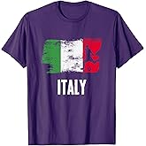 Italy Flag Jersey Italian Soccer Team Italian T-Shirt