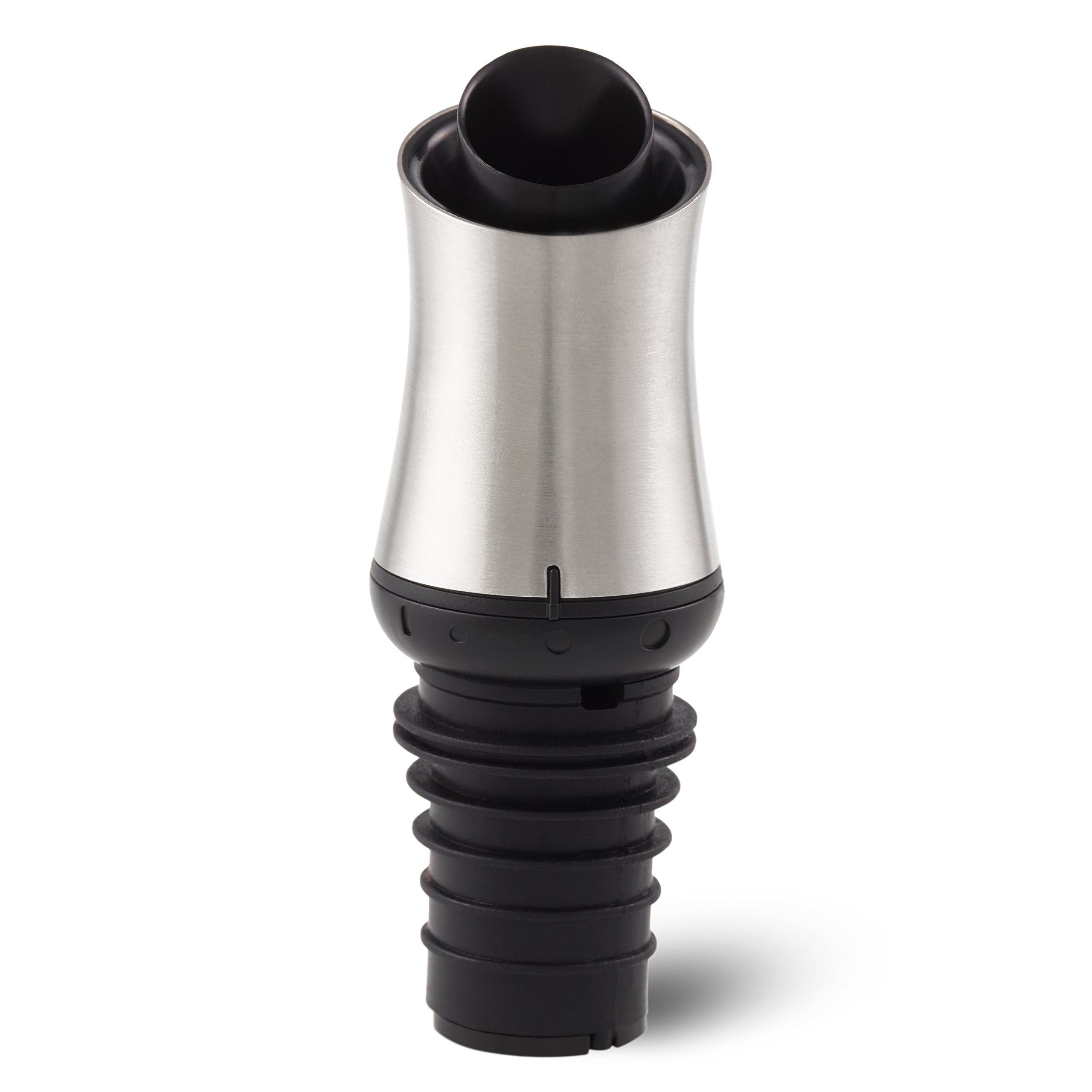 Cole & Mason H103020 Haverhill Flow Control Spout | Oil Dispenser/Vinegar Dispenser | Stainless Steel | 93mm | Single | Includes 1 x Oil Pourer Spout/Vinegar Pourer Spout | 2 Year Guarantee