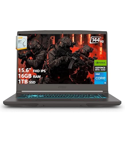 Amazon.com: msi Thin Gaming Laptop, 15.6