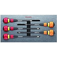 VESSEL BALL GRIP Ratchet Screwdriver (5PC. Set in EVA FOAM #1)