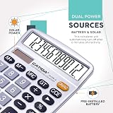CATIGA 12 Digit Desktop Calculator Large LCD Dual Solar Power CD-2786 view 4